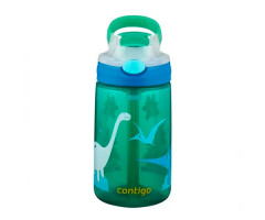 Бутылка детская для воды Contigo Gizmo Flip AutoSpout Green Dino 420 мл