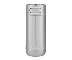 Термокружка Contigo Luxe Autoseal серебристая 360 мл