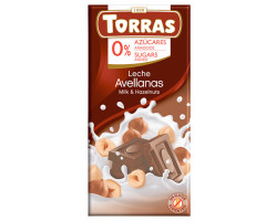 Молочный шоколад Torras Leche Avellanas milk and hazelnuts 75 г