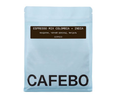 Кофе CafeBoutique Mix Colombia + India espresso в зернах 500 г