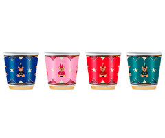 Набор чашек Bialetti Magico Ricordo Teddy Bear 4 шт 90 мл