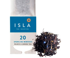 Купаж черного и зеленого чая ISLA №20 Sparkling Memories в пакетиках 10х4 г