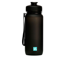 Бутылка для воды Line Art Flores тритановая черная 650 мл