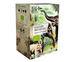 Черный чай Life by Follis Английский завтрак органический в пакетиках 20х2 г