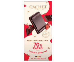 Экстра черный шоколад Cachet 70% 100 г - фото-1