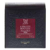 Черный чай Dammann Freres 4 красных ягоды в пакетиках 25 шт