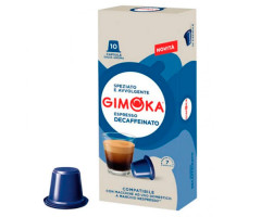 Кофе без кофеина в капсулах Gimoka Nespresso Decaffeinato 8 - 10 шт