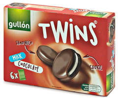 Печенье GULLON Twins шоколадное 252 г - фото-1