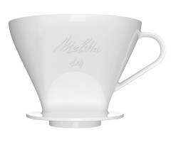 Пуровер для заваривания кофе Melitta Coffeefilter Porcelain 1x4 белый