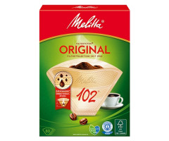 Фильтр-пакет для кофе Melitta Aroma Zones 102 бумажный бежевый 80 шт