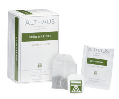 Зеленый чай Althaus Grun Matinee в пакетиках 20 шт - фото-1