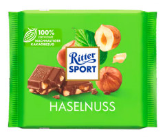 Молочный шоколад Ritter Sport Лесной орех 100 г - фото-1