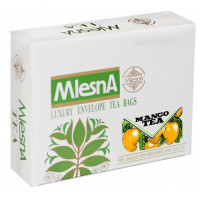 Черный чай Манго в пакетиках Млесна картон 400 г - фото-1