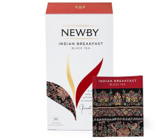 Черный чай Newby Индийский завтрак в пакетиках 25 шт (310040) - фото-1