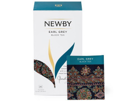 Черный чай Newby Эрл Грей в пакетиках 25 шт (310060)