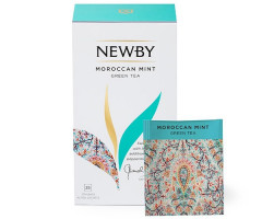 Зеленый чай Newby Марокканская мята в пакетиках 25 шт (311720) - фото-1