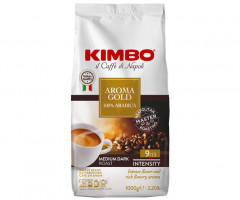 Кофе KIMBO Espresso Aroma gold 100% Arabica в зернах 1 кг - фото-1