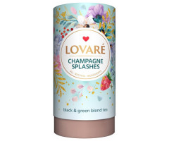Купаж черного и зеленого чая Lovare Брызги Шампанского 80 г - фото-1