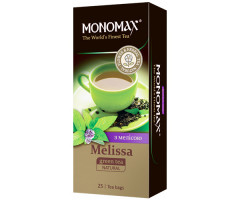 Зеленый чай Мономах Melissa в пакетиках 25 шт
