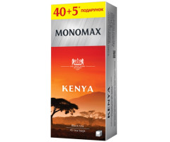 Черный чай Мономах Kenya в пакетиках 40+5 шт - фото-1