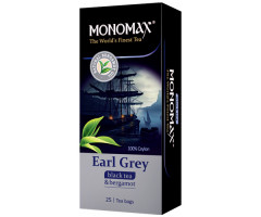 Черный чай Мономах Earl Grey в пакетиках 25 шт - фото-1