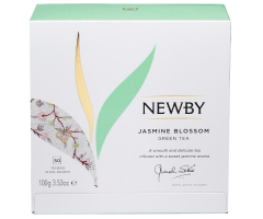 Зеленый чай Newby Цветы Жасмина в пакетиках 50 шт - фото-1