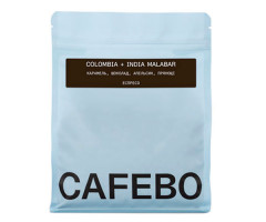 Кофе CafeBoutique Colombia Supremo+India Malabar AA в зернах 1000 г - фото-1