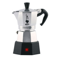 Электрическая гейзерная кофеварка Bialetti Moka Elettrika на 2 порции 90 мл - фото-1