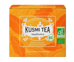 Травяной чай органический Kusmi Tea AquaExotica в пакетиках 20 шт - фото-1
