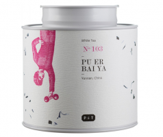 Белый органический чай P&T Пуэр из провинции Юньнань (Китай) ж/б 40 г - фото-1