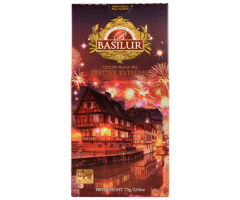 Черный чай Basilur Праздничный Вечер картон 75 г - фото-1