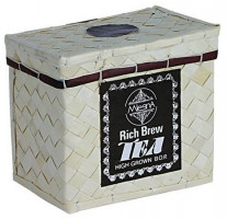 Черный чай Млесна Рич Брю B.O.P в плетенной шкатулке 150 г - фото-1