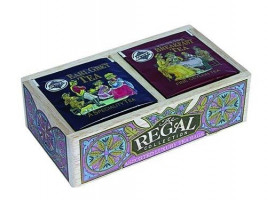 Набор черного чая Королевская коллекция 2 вида Млесна в пакетиках д/к 40 г - фото-1