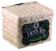 Травяной чай Млесна Сбор трав в пакетиках плетенная шкатулка 25 г