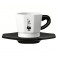 Набор чашек с блюдцем Bialetti Black and White 4 шт 75 мл фото