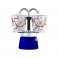 Гейзерная кофеварка Bialetti Set Mini Express Kandinsky на 2 порции 90 мл