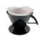 Пуровер для заваривания кофе Melitta Filtercone 1x4 Standard черный - фото-2