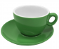 Чашка INKER Luna vintage green с блюдцем для американо 170 мл - фото-1