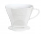 Пуровер для заваривания кофе Melitta 102 фарфоровый белый - фото-1