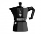 Гейзерная кофеварка Bialetti Moka Exclusive Black на 3 порции 130 мл