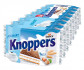 Вафли Knoppers с йогуртовым кремом и молочно-сливочной начинкой 8 шт 200 г