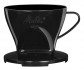 Пуровер для заваривания кофе Melitta Filtercone 1x2 Standard черный - фото-1