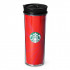Термокружка Starbucks Red Holiday Cup Tumbler 355 мл - фото-1