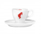 Чашка с блюдцем Меланж Julius Meinl 120 мл белая - фото-1
