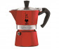 Гейзерная кофеварка Bialetti Moka Express Passion Red на 3 порции 130 мл (0004942) - фото-1