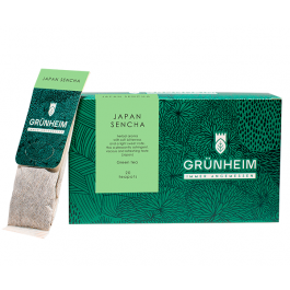 Зелений чай Grunheim Japan Sencha у пакетиках 20 шт