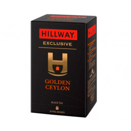 Чорний чай Hillway Exclusive Golden Ceylon у пакетиках 25 шт