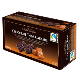 Чорний шоколад Maitre Truffout Chocolate Thins Caramel 200 г