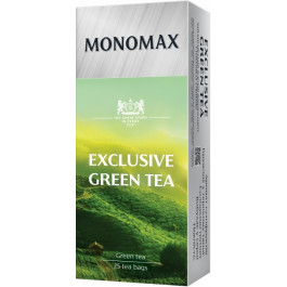 Зелений чай Мономах Exclusive Green Tea у пакетиках 25 шт