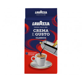 Кофе Lavazza Crema e gusto Classico молотый 250 г (развакуум упаковки)